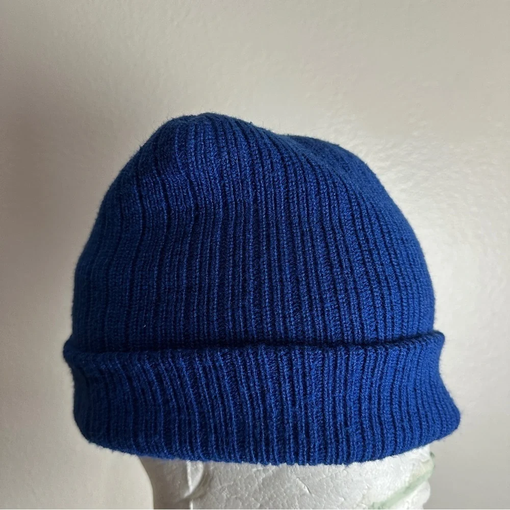Blue Beanie Hat Unisex Warm
